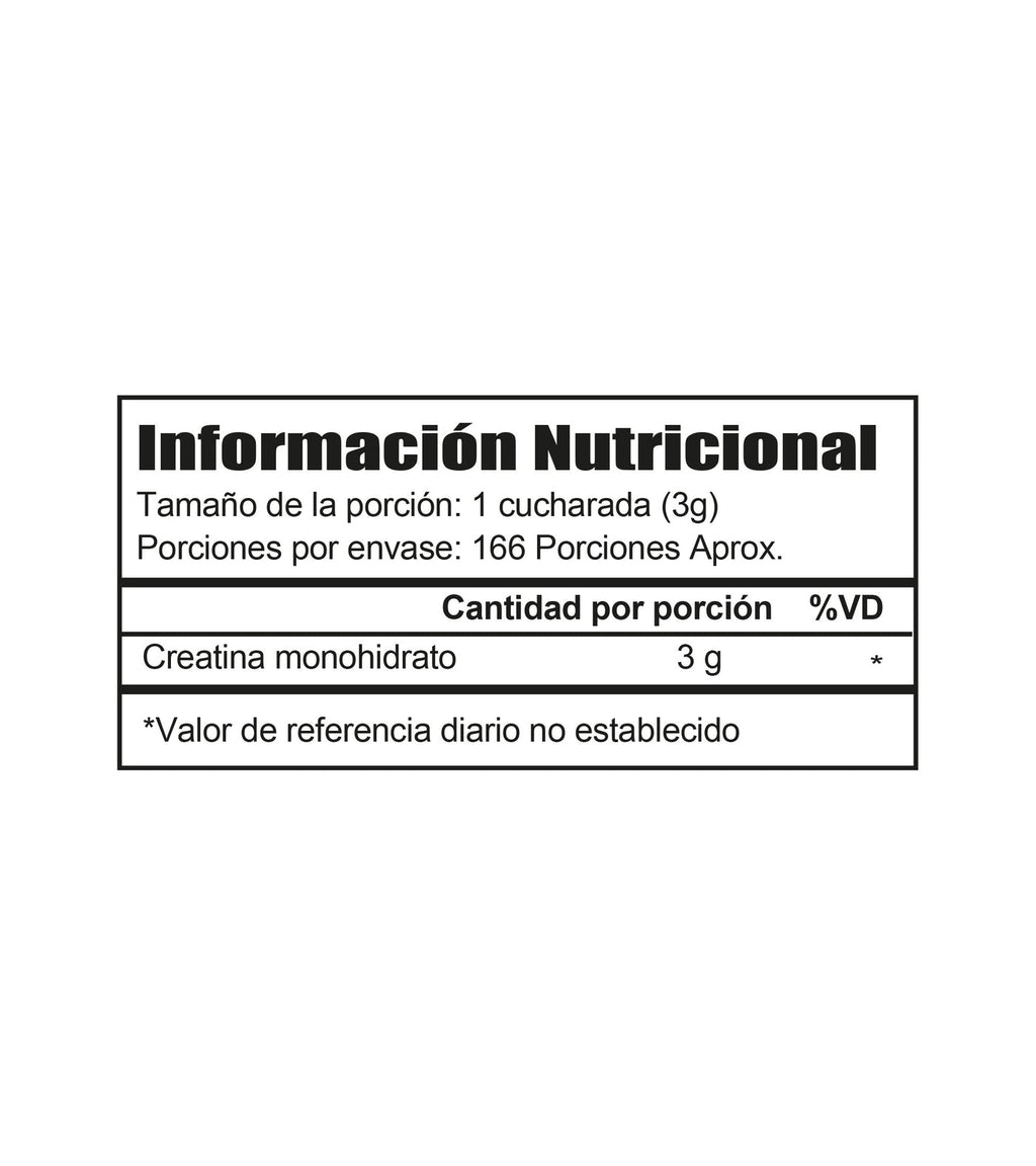 Creatina Monohidratada 500 gr