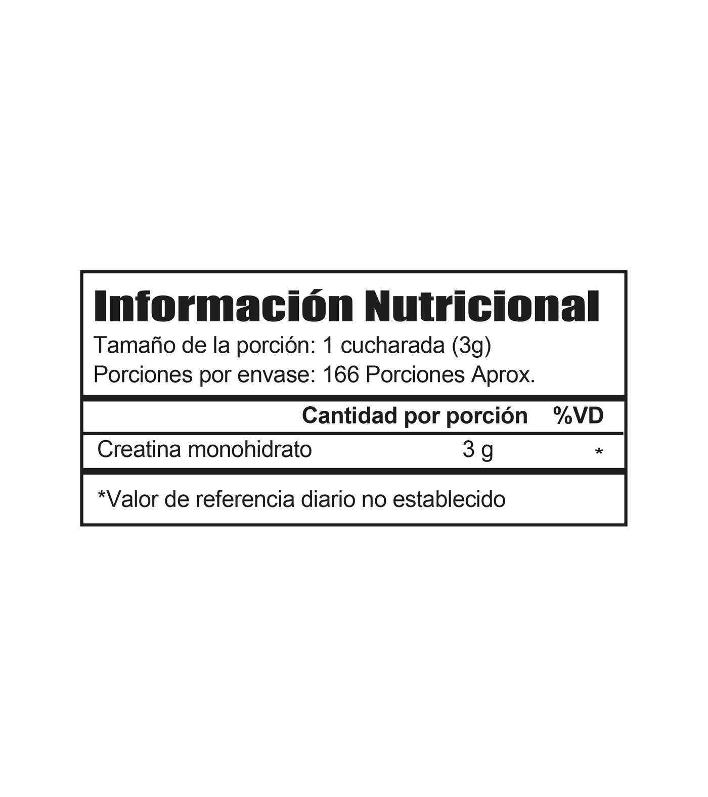 Creatina Monohidratada 500 gr