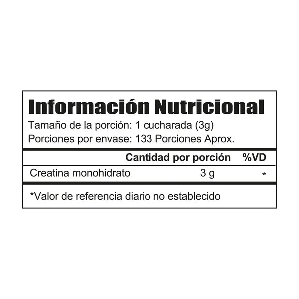 Creatina Monohidratada 400g